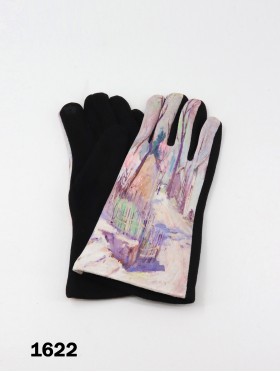 Oil Painting Design Touch Screen Glove